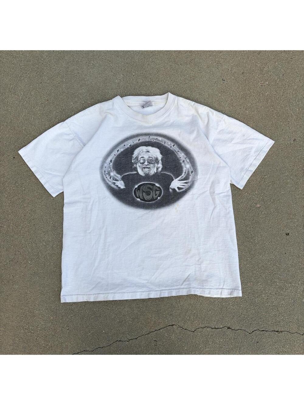 Oneita Men's White Tshirt